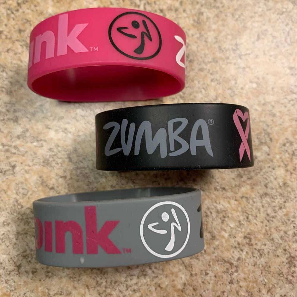 ZUMBA “Party in Pink” Breast Cancer Bracelets(3)
